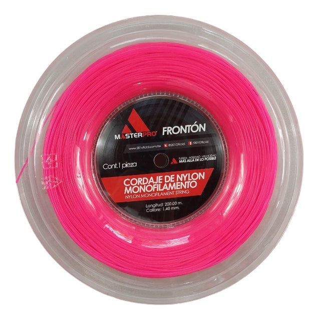 Cuerda Nylon Master Pro Rosa 200mts