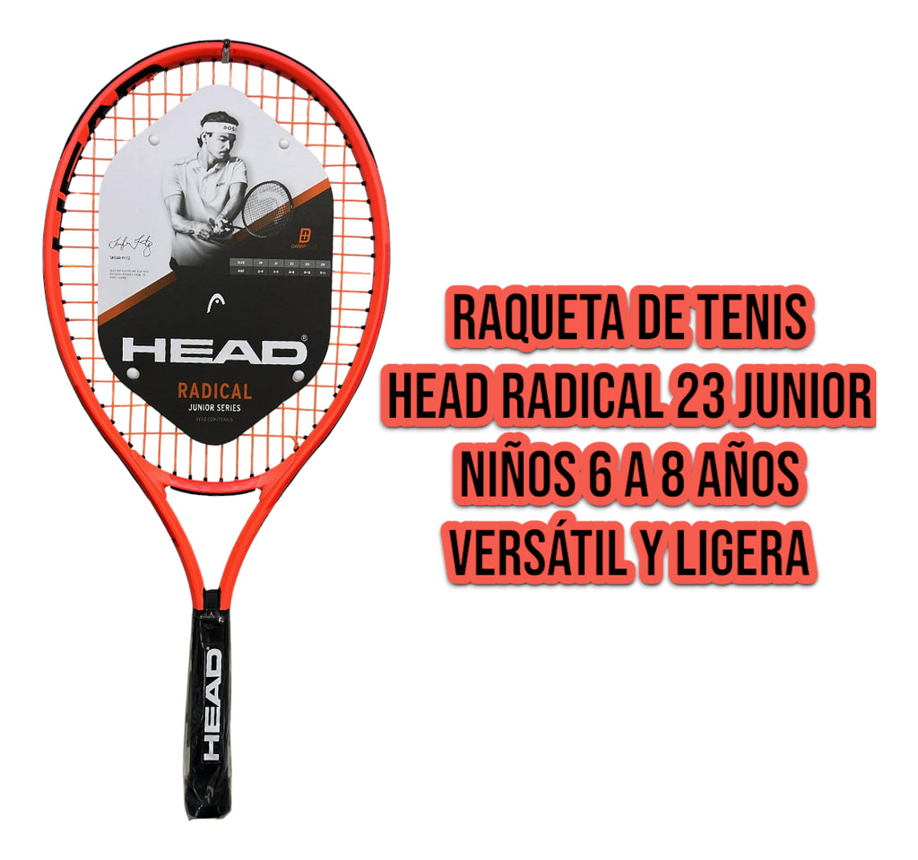 Raqueta De Tenis Head Radical 23 Junior Niños 6 A 8 Años