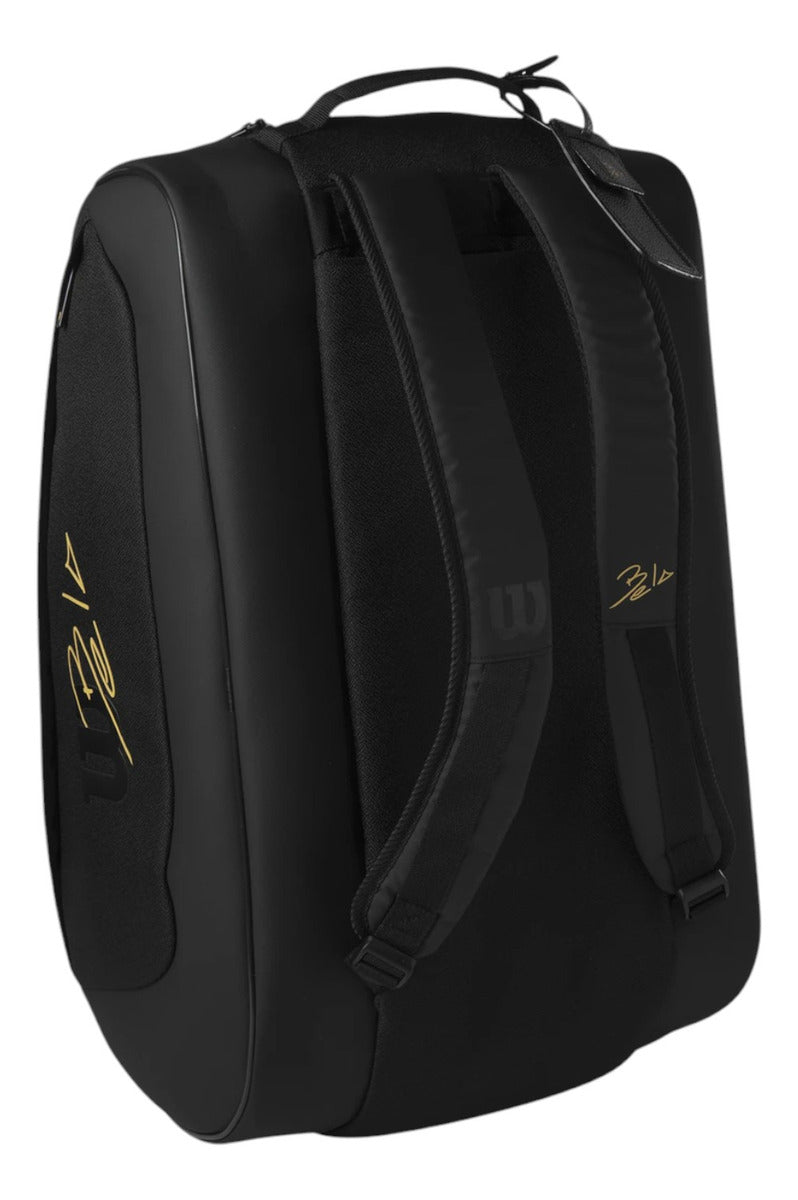 Paletero Wilson Bela Black Gold Maleta Padel