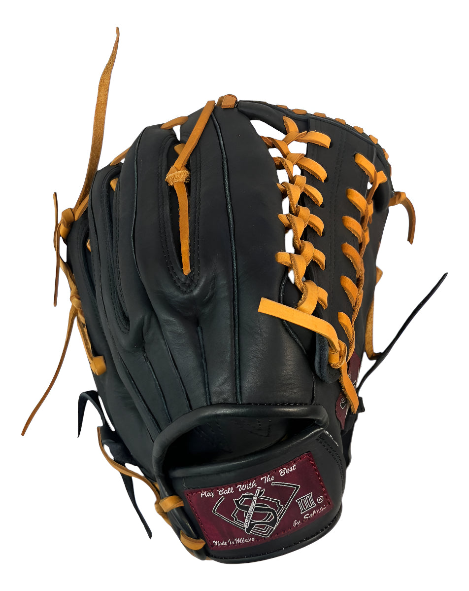 Guante De Béisbol Salinas 12.75 Caja K Tejida Negro/miel