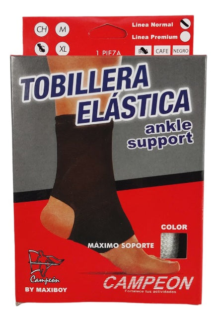 Tobillera Elástica Campeón Blanca