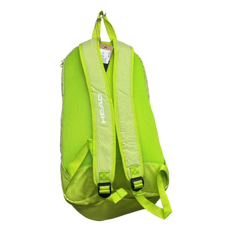 Mochila Head Base Backpack 17l Verde Limon Para 2 Raquetas