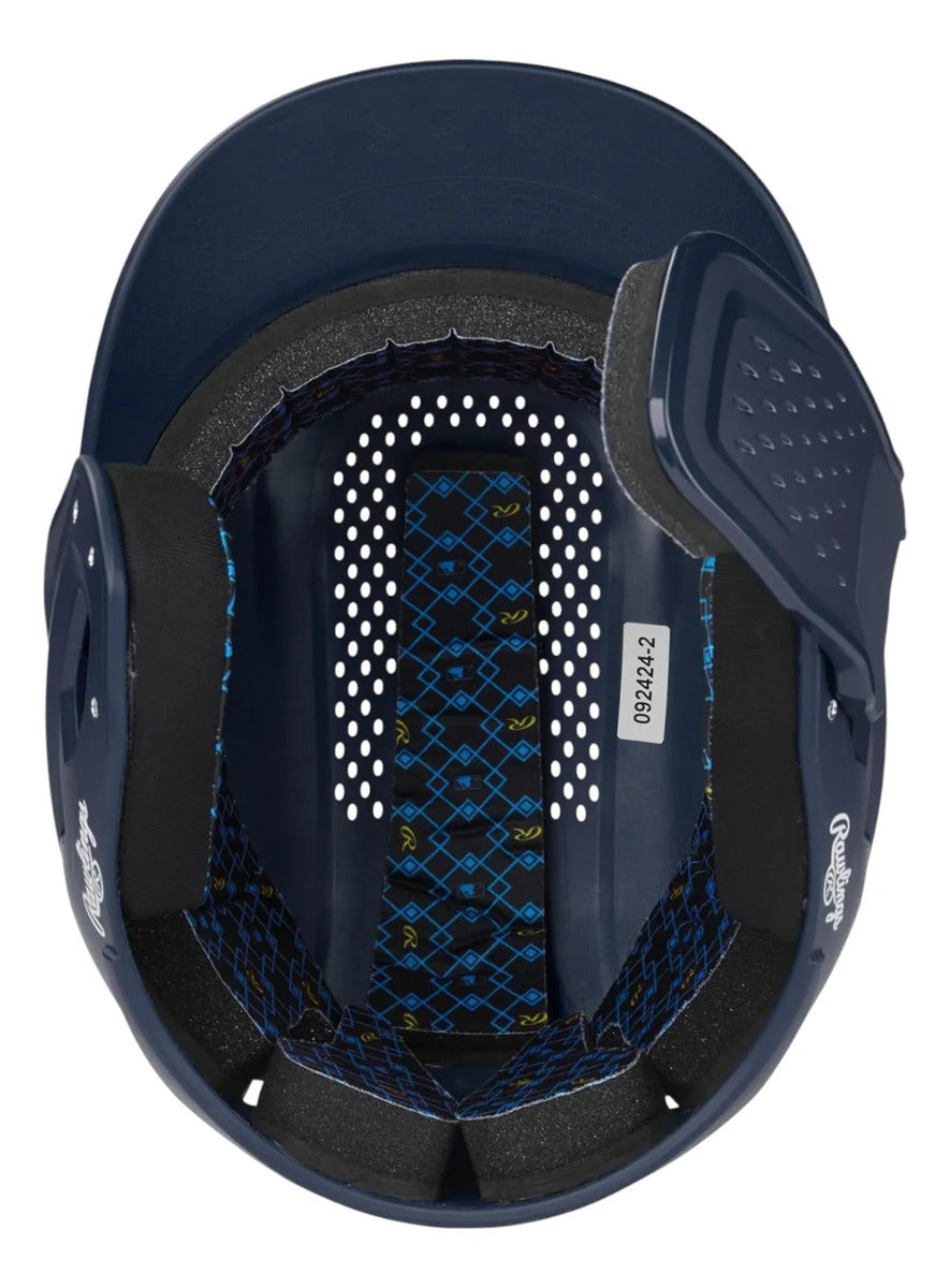 Casco De Bateo Rawlings Rx2 Marino Senior 6 7/8 A 7 5/8
