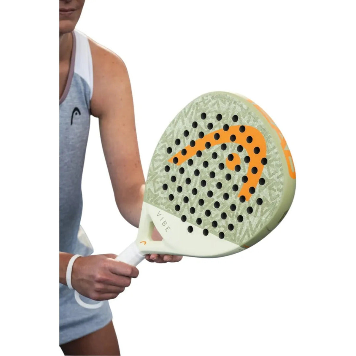 Pala De Pádel Head Vibe Grey Orange Fibra De Vidrio