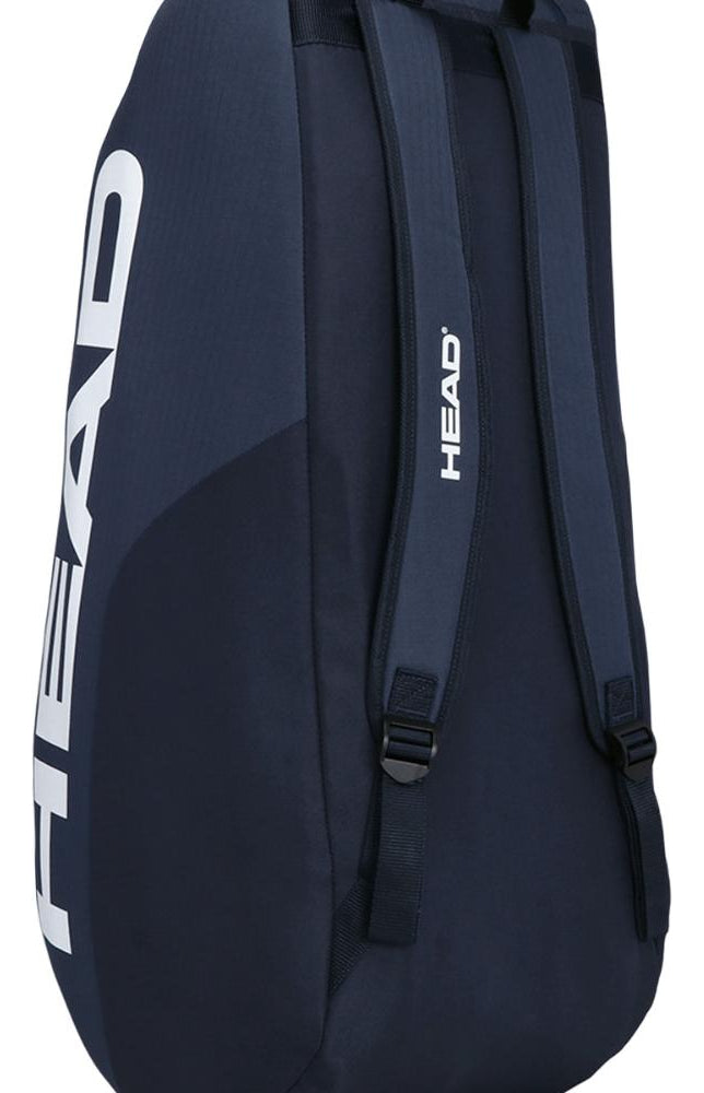 Raquetero Head Base M Azul Marino Para 6 Raquetas Tenis Pro
