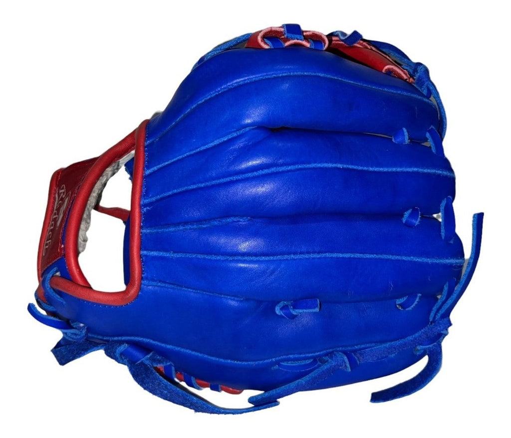 Guante De Beisbol Radach Pro Cuadro I 11.25in Azul Roj Zurdo