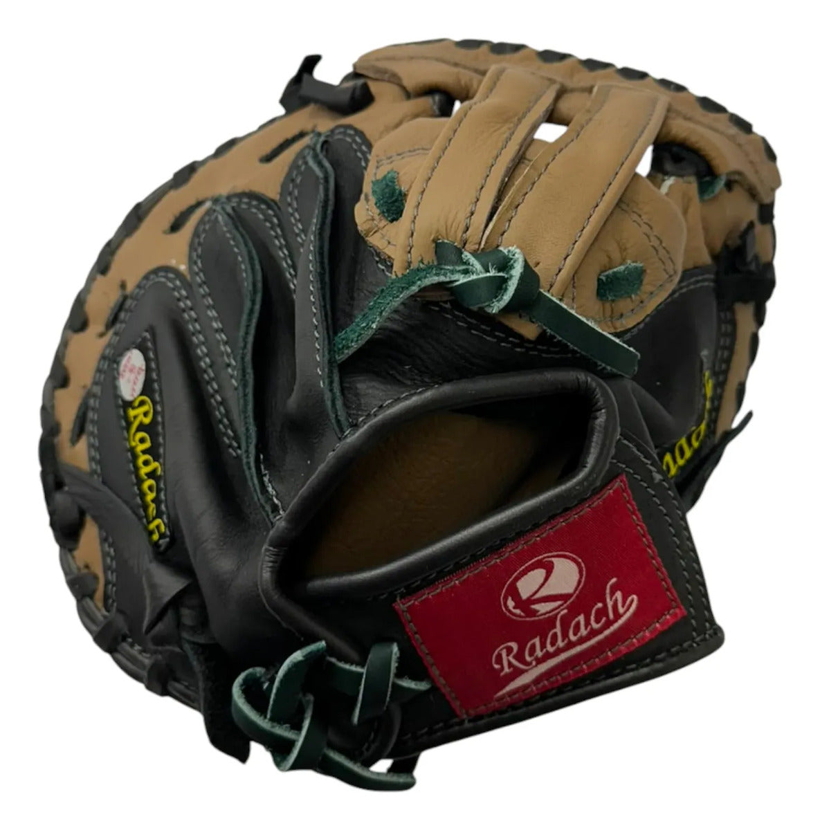 Guante Catcher Infantil Radach Mod. 600d Piel Negro Camel