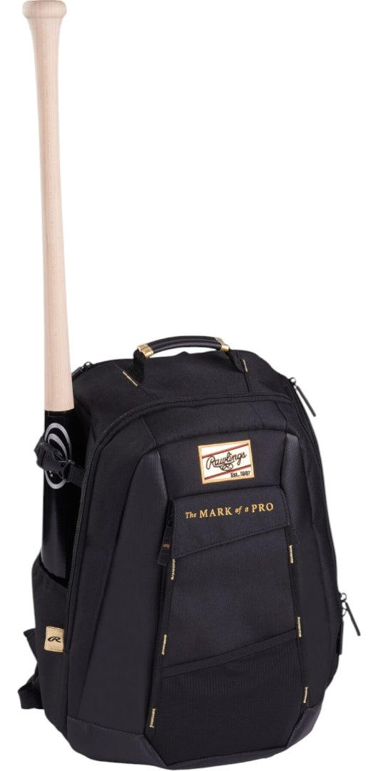 Backpack De Béisbol Rawlings Gold Collection Utility Black