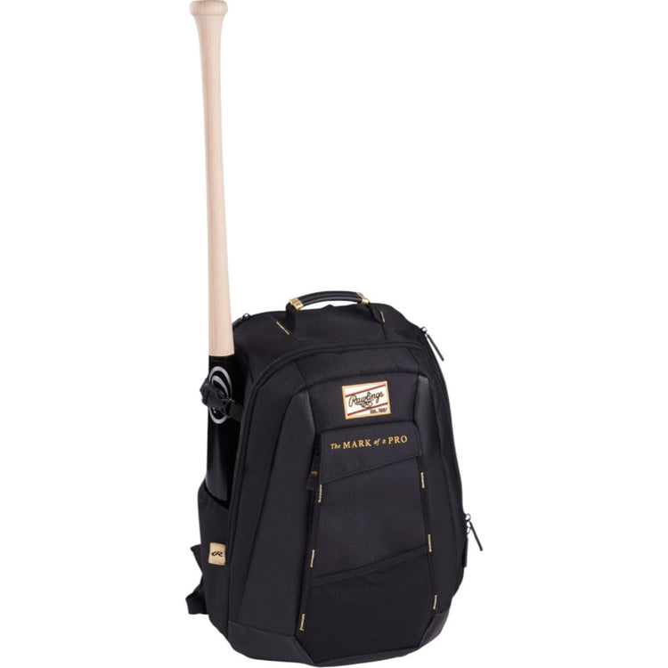 Backpack De Béisbol Rawlings Gold Collection Utility Black