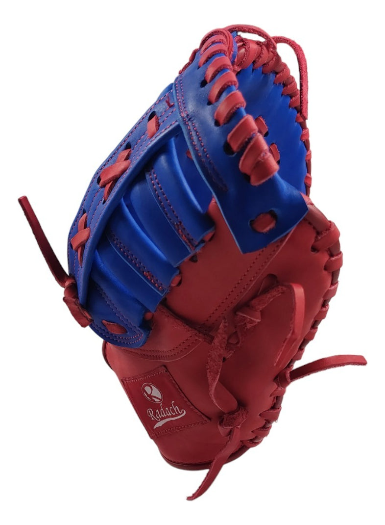 Guante De Beisbol Primera Base Radach Pro Rojo/azul 12.75