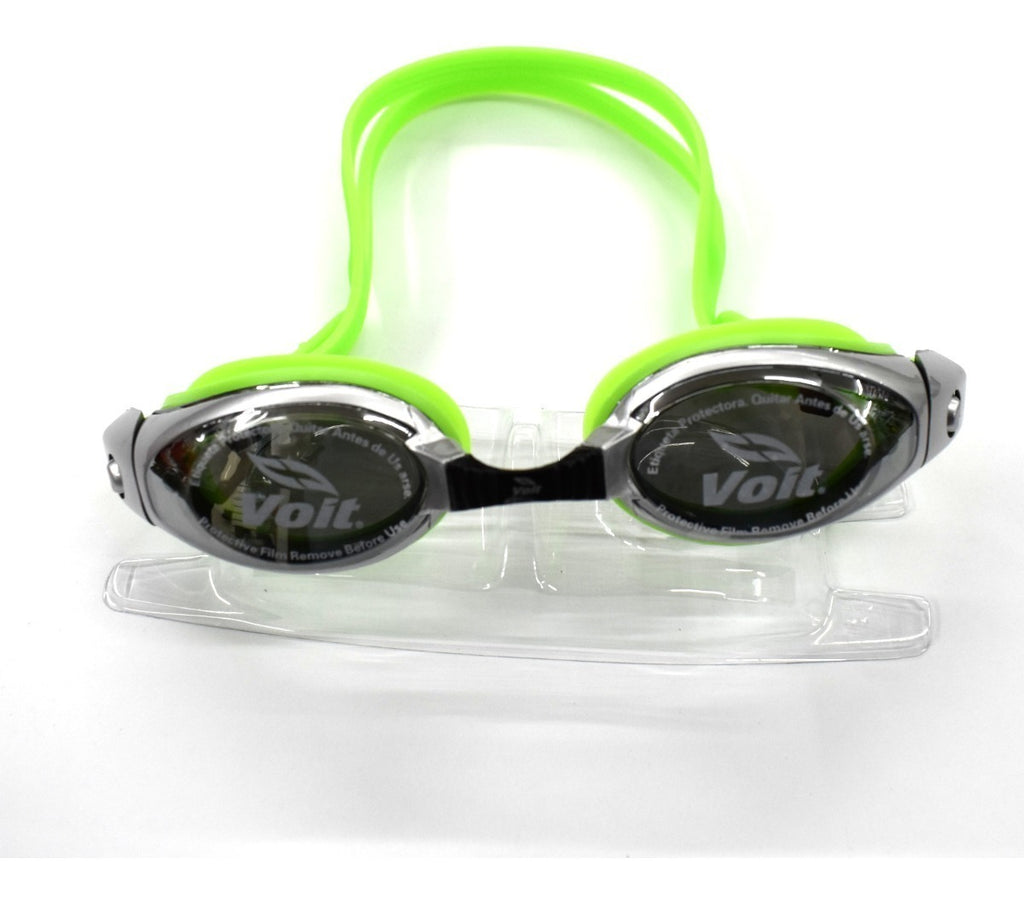 Goggles Voit Max Speed Plateado Verde  Natacion