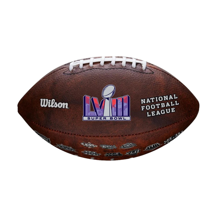 Balón De Futbol Americano Wilson Sblviii Throwback