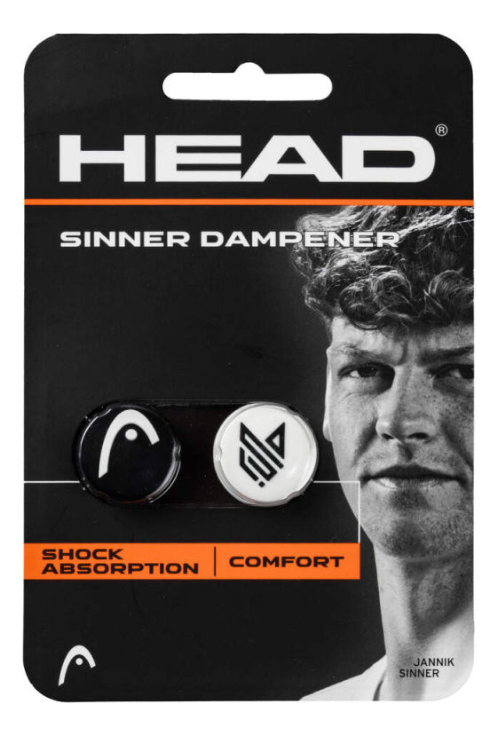 Antivibrador Head Jannik Sinner Blanco Negro Para Raqueta