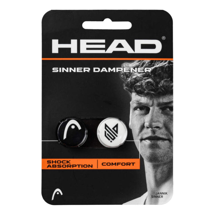 Antivibrador Head Jannik Sinner Blanco Negro Para Raqueta