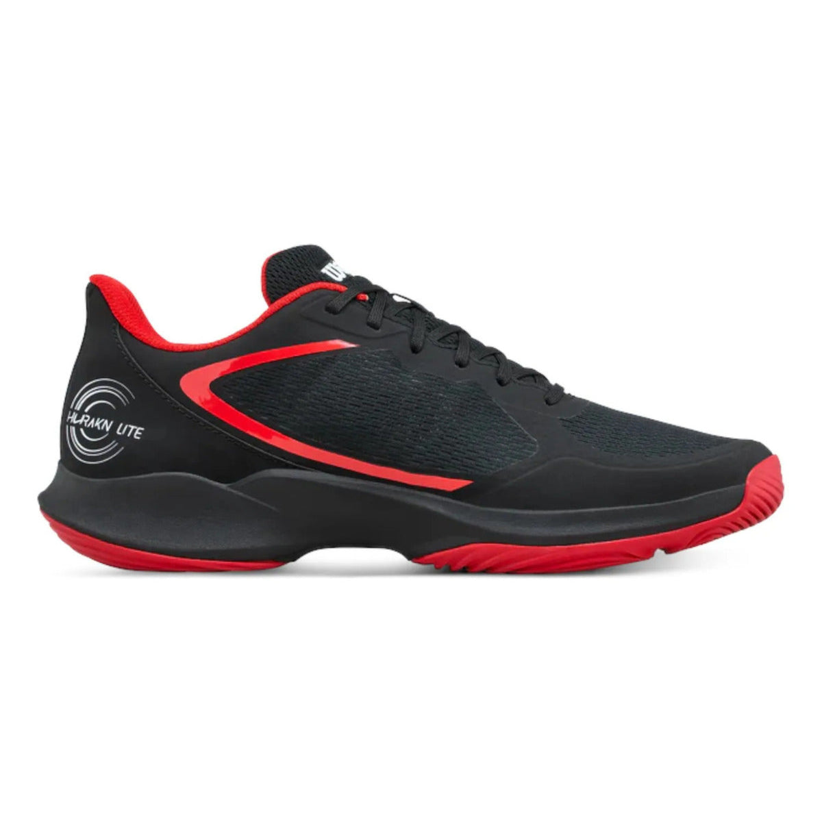 Tenis De Padel Wilson Hurakn Lite Negro Rojo 8.5mx