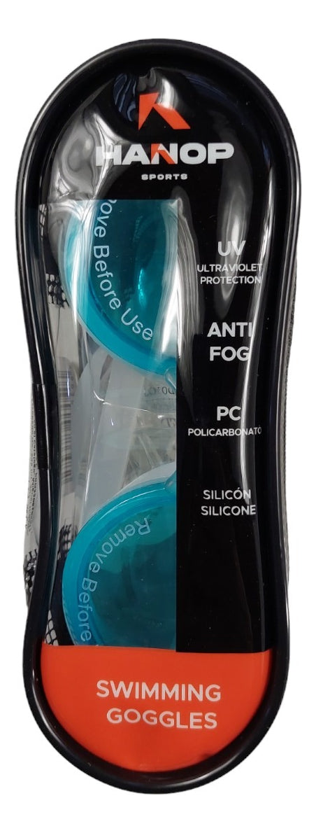 Goggle De Natación Hanop G828 Adulto Agua