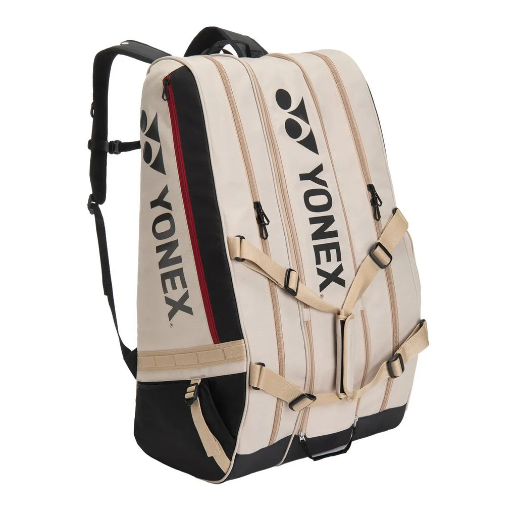 Raquetero Yonex Para Tenis Gearlogic 12 Pzs Beige