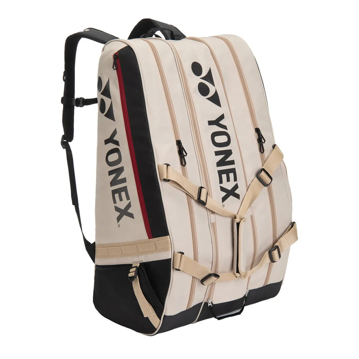Raquetero Yonex Para Tenis Gearlogic 12 Pzs Beige