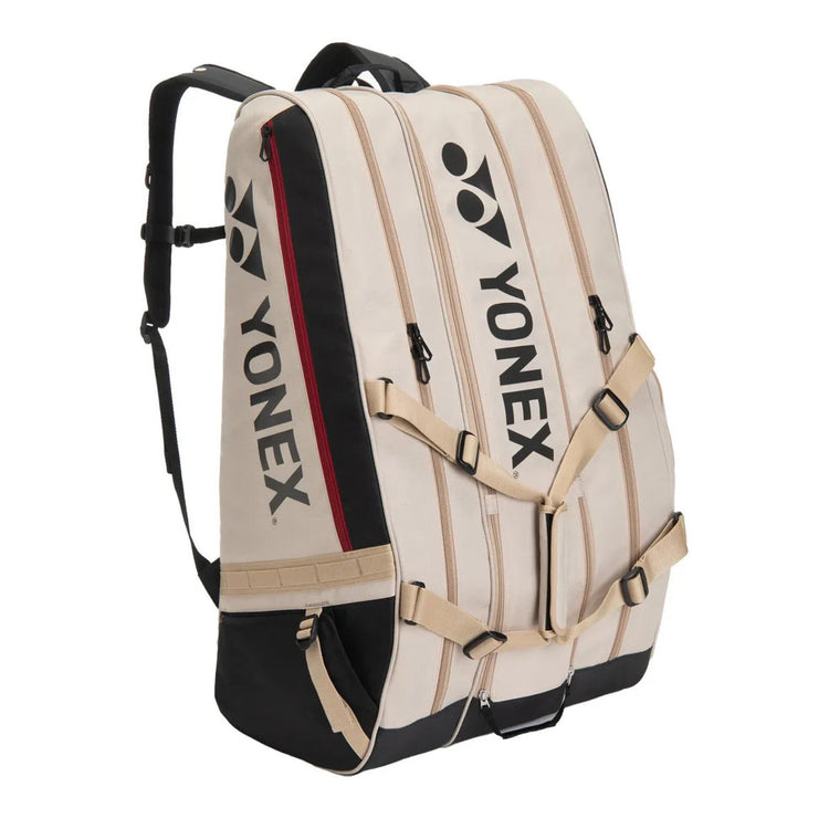 Raquetero Yonex Para Tenis Gearlogic 12 Pzs Beige