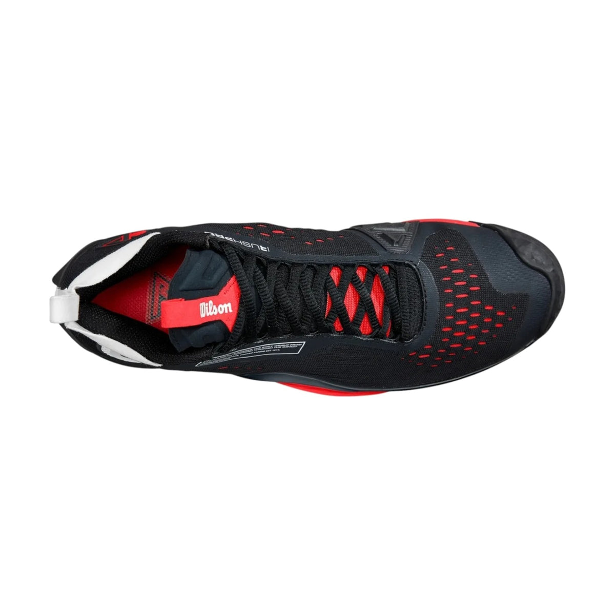 Tenis Wilson Rush Pro Tour Mid Black Red Deportes De Raqueta