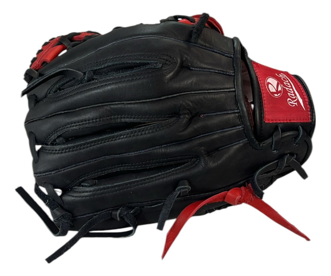 Guante De Beisbol Radach Pro Fielder K 12.75in Negro Rojo