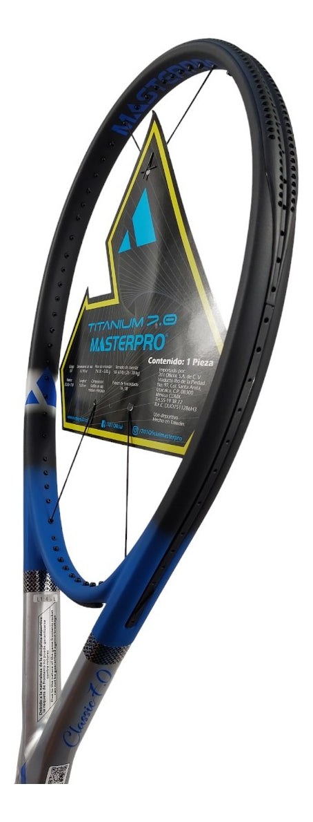 Raqueta Para Frontenis Master Pro 7.0 Clásica Titanium 1/8