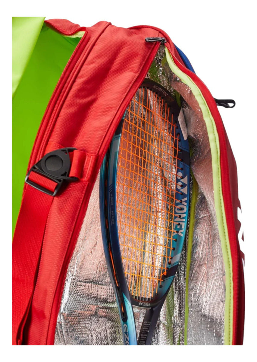 Raquetero Yonex Pro Racquet Bag 9pcs 2025 Scarlet