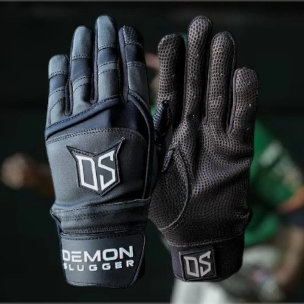 Guantes De Bateo Para Niño Demon Slugger Negro Beisbol Ys