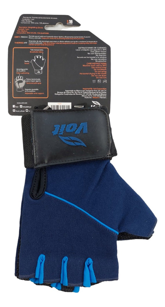 Guantes De Pesas Voit Sr Talla  M  Azul