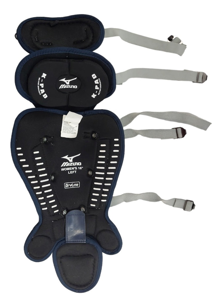 Espinilleras De Cátcher Mizuno Samurai Mujer 16in Marino