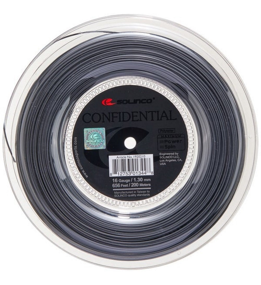 Rollo De Cuerda Para Raqueta Solinco Confidential 16 200m