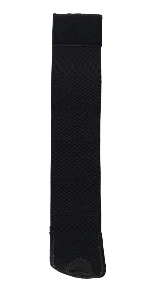 Muñequera Elástica Cruzada Negra Campeón