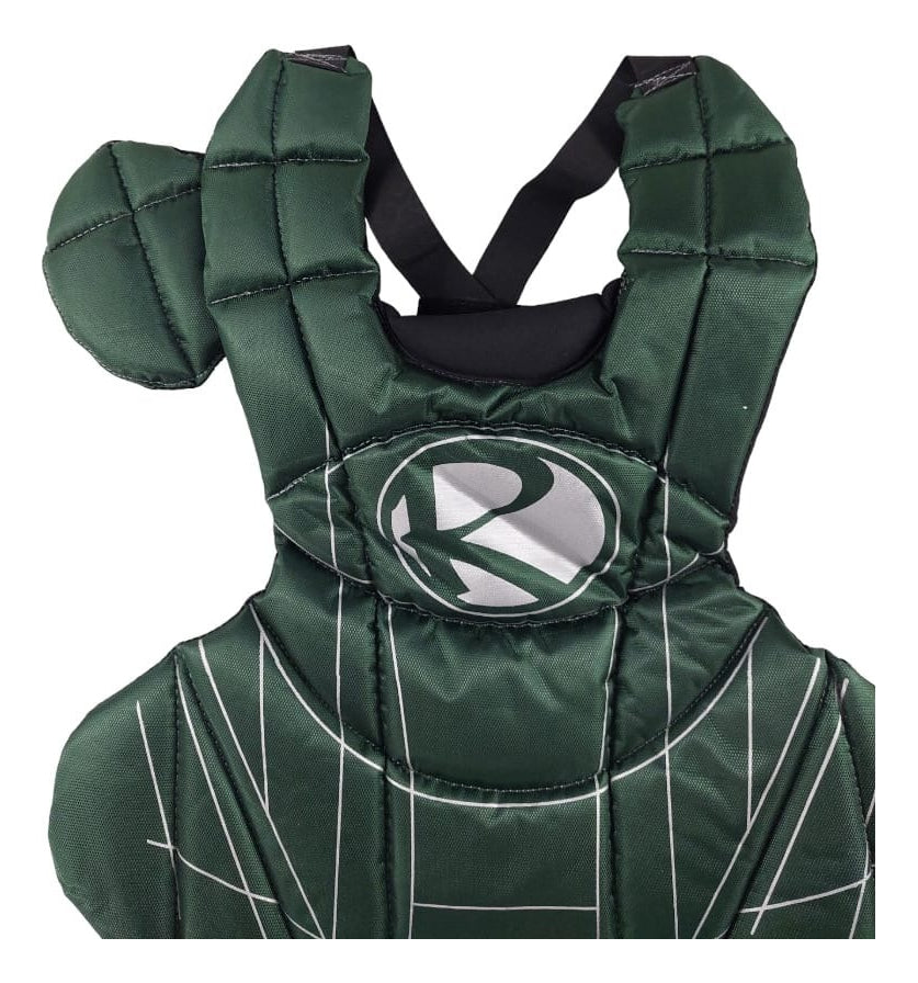 Peto Radach Para Cátcher Béisbol Softbol Verde Grande