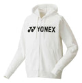 Sudadera Yonex Ym0018ex Hombre Blanca Full Zip Capucha