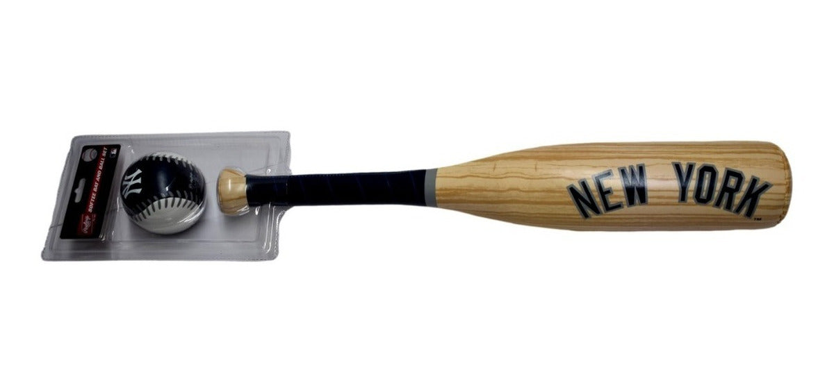 Bat Rawlings De Juguete Con Pelota Los Yankees De Nueva York