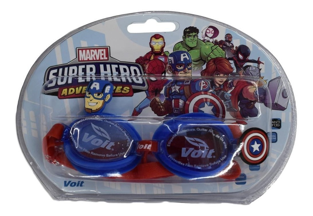 Goggles De Natación Voit Avengers Capitan America Infantiles
