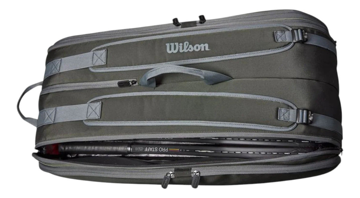 Raquetero Wilson Tour 12r Dark Green