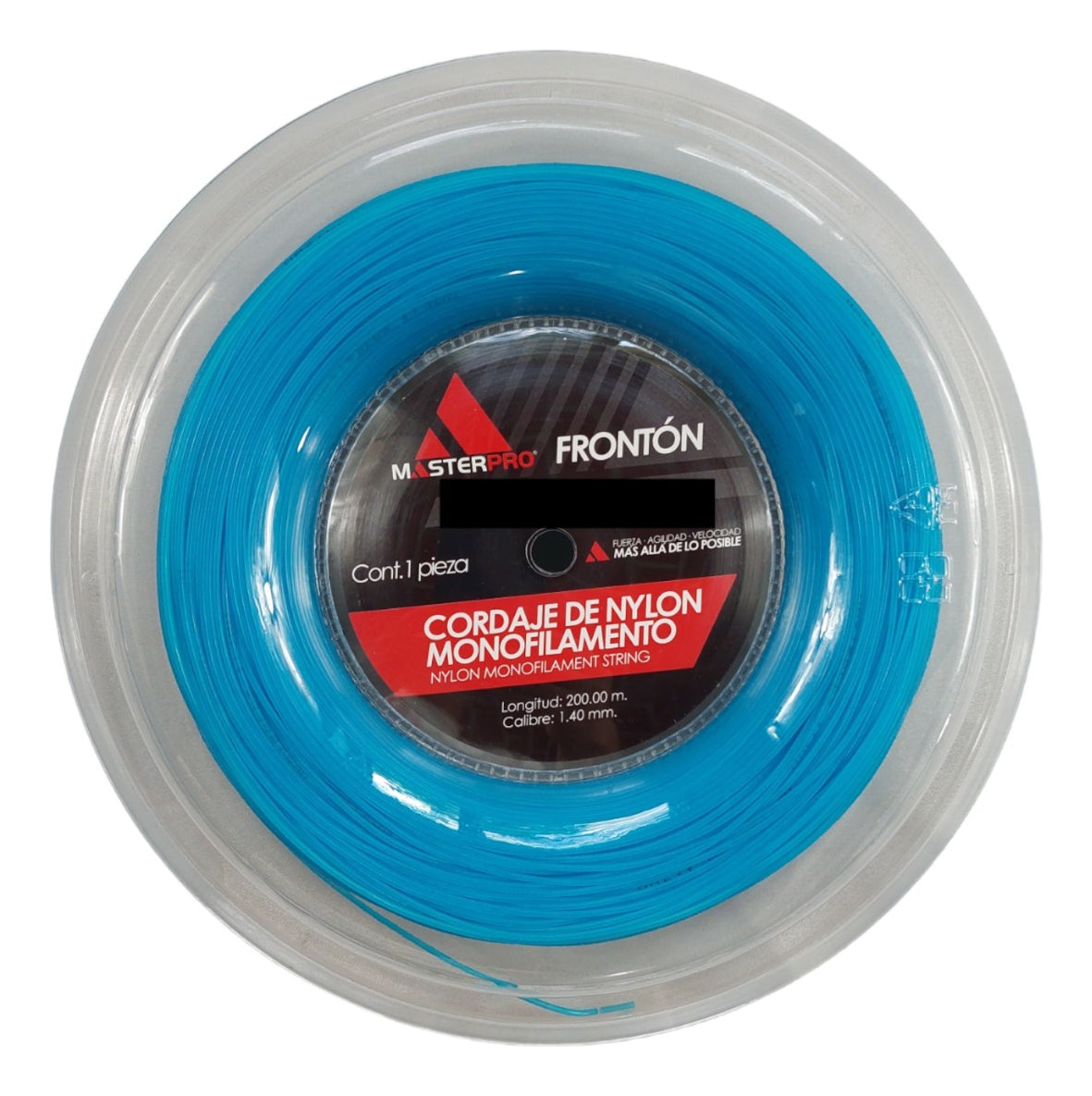 Cuerda Para Raqueta Nylon Master Pro Azul Chicle 200mts