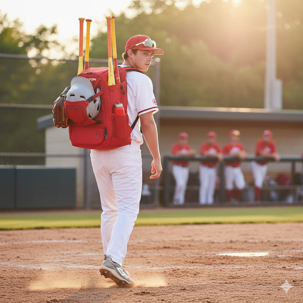 Backpack Easton Walk-off Ethos Roja Beisbol