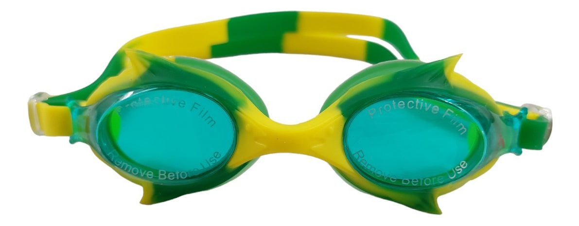 Goggle De Natacion Hanop G573 Fish Junior Verde
