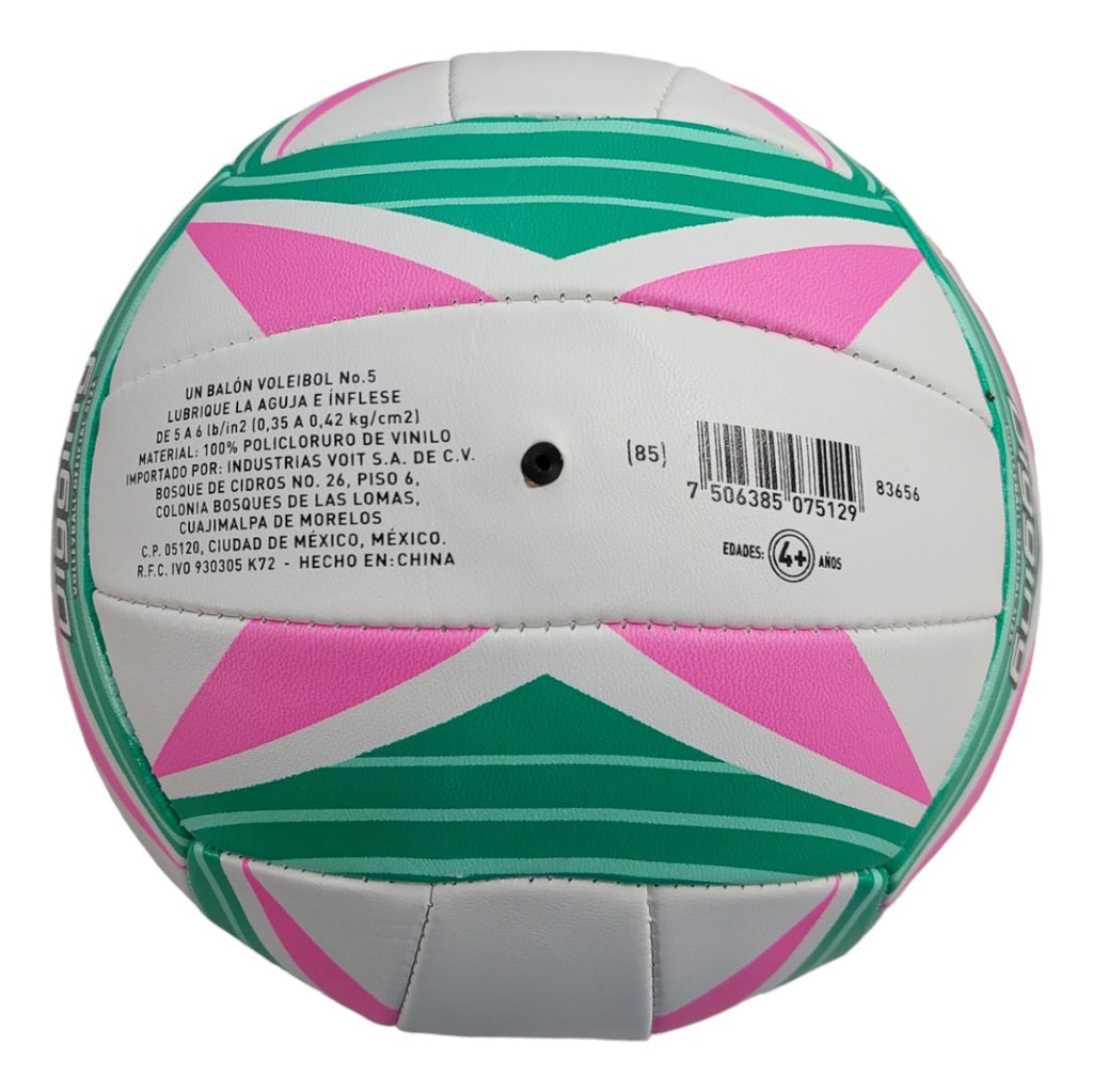 Balón De Voleibol Voit No.5 Digging Vs100 Color Rosa