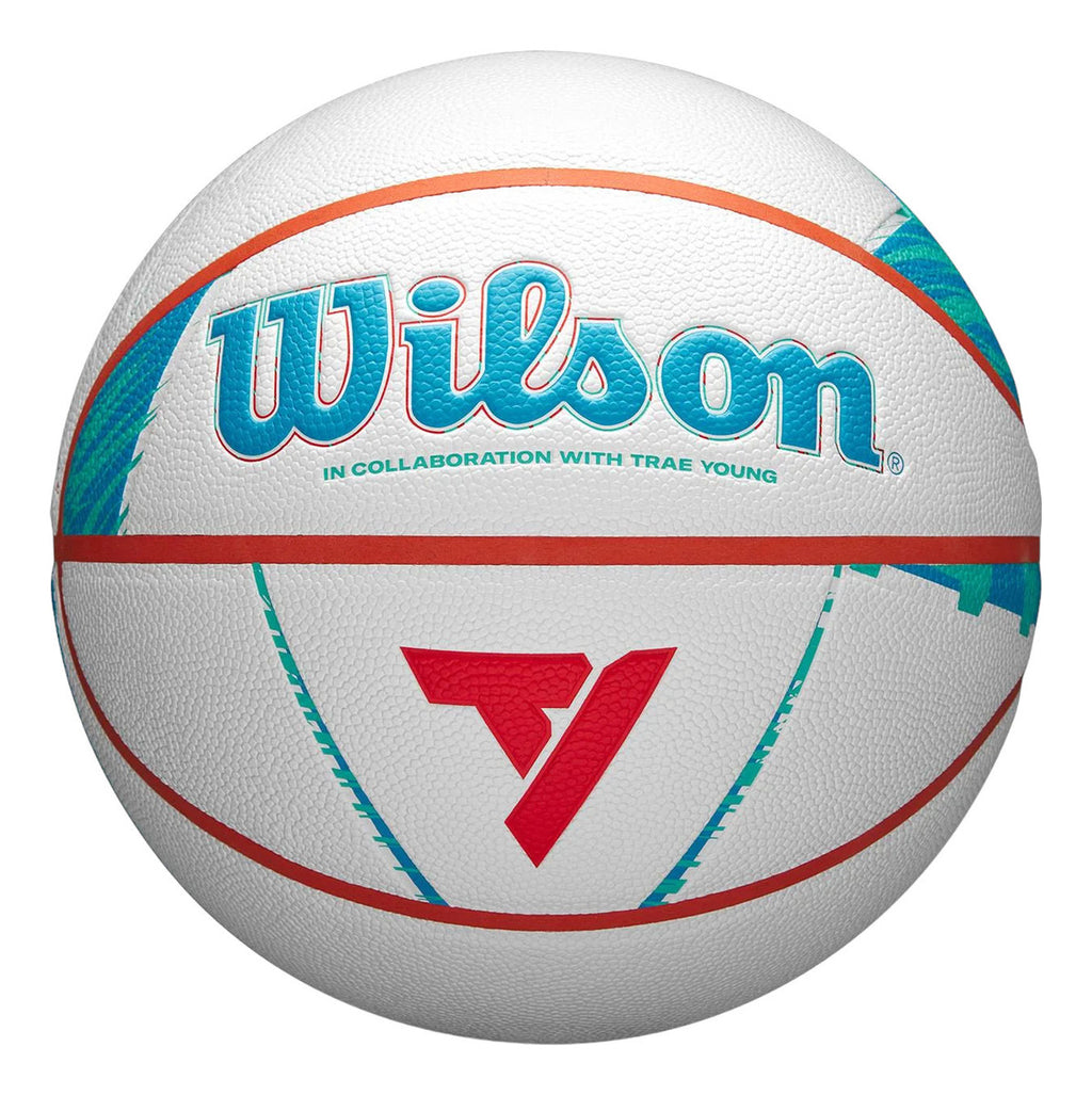 Balón De Basquetbol Wilson X Trae Young No. 7 Blanco