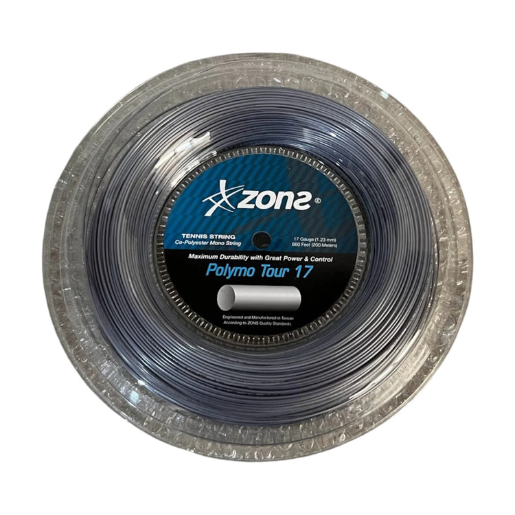 Rollo De Cuerda Para Raqueta Zons Polymo Tour Silver 17