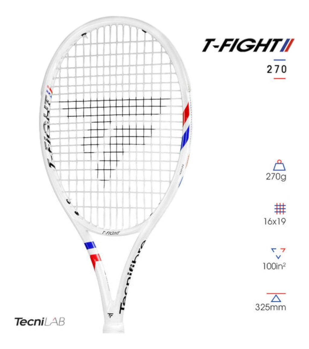 Raqueta De Tenis Tecnifibre T-fight 270g 4 1/4