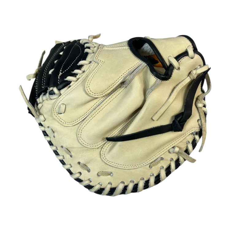 Guante De Catcher Salinas 33 Bone/negro
