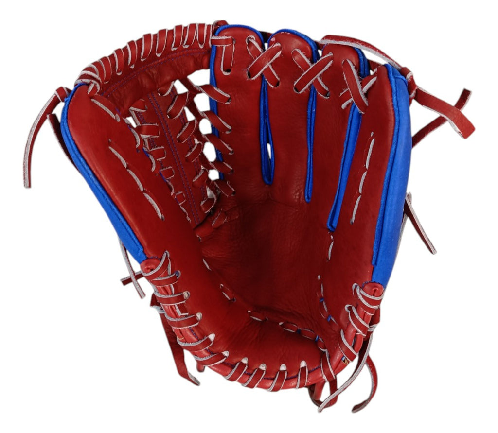 Guante De Beisbol Radach Rookie 12.75in Caja Tejida Rey/rojo