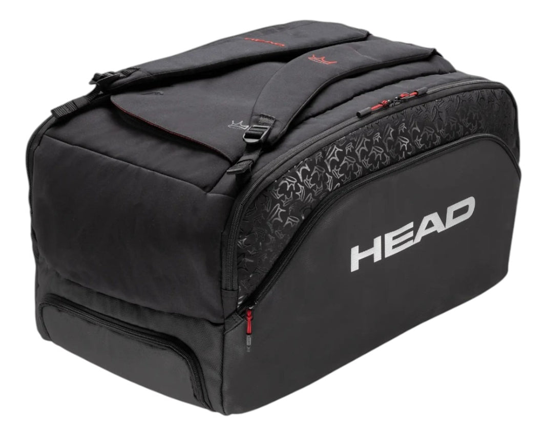 Bolsa Head Coello Pro X Duffle L Negra 60l Para 6 Palas