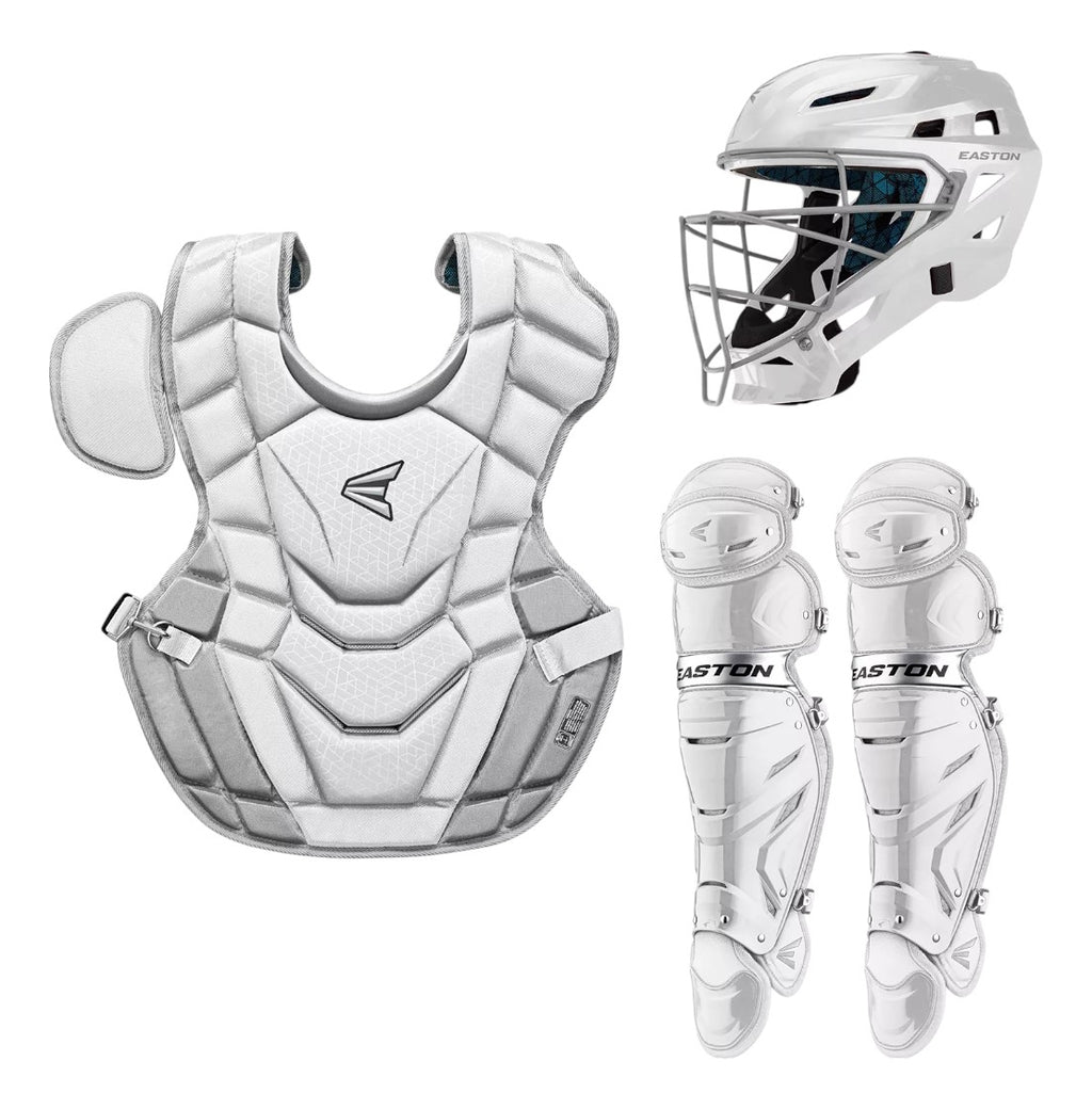Arreos Set Equipo Catcher Easton Gametime Juvenil Blanco