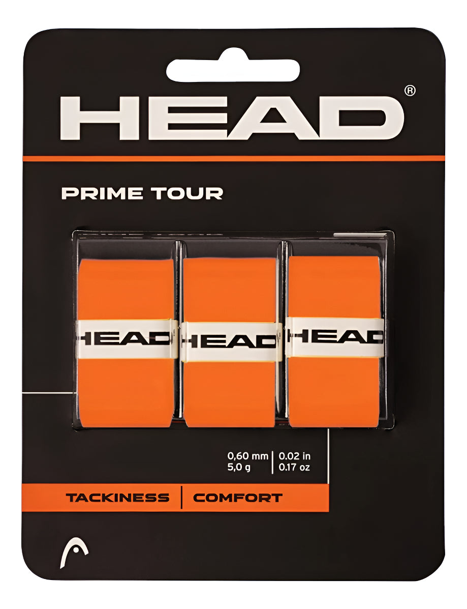 Over Grip Head Prime Tour - Naranja C/3