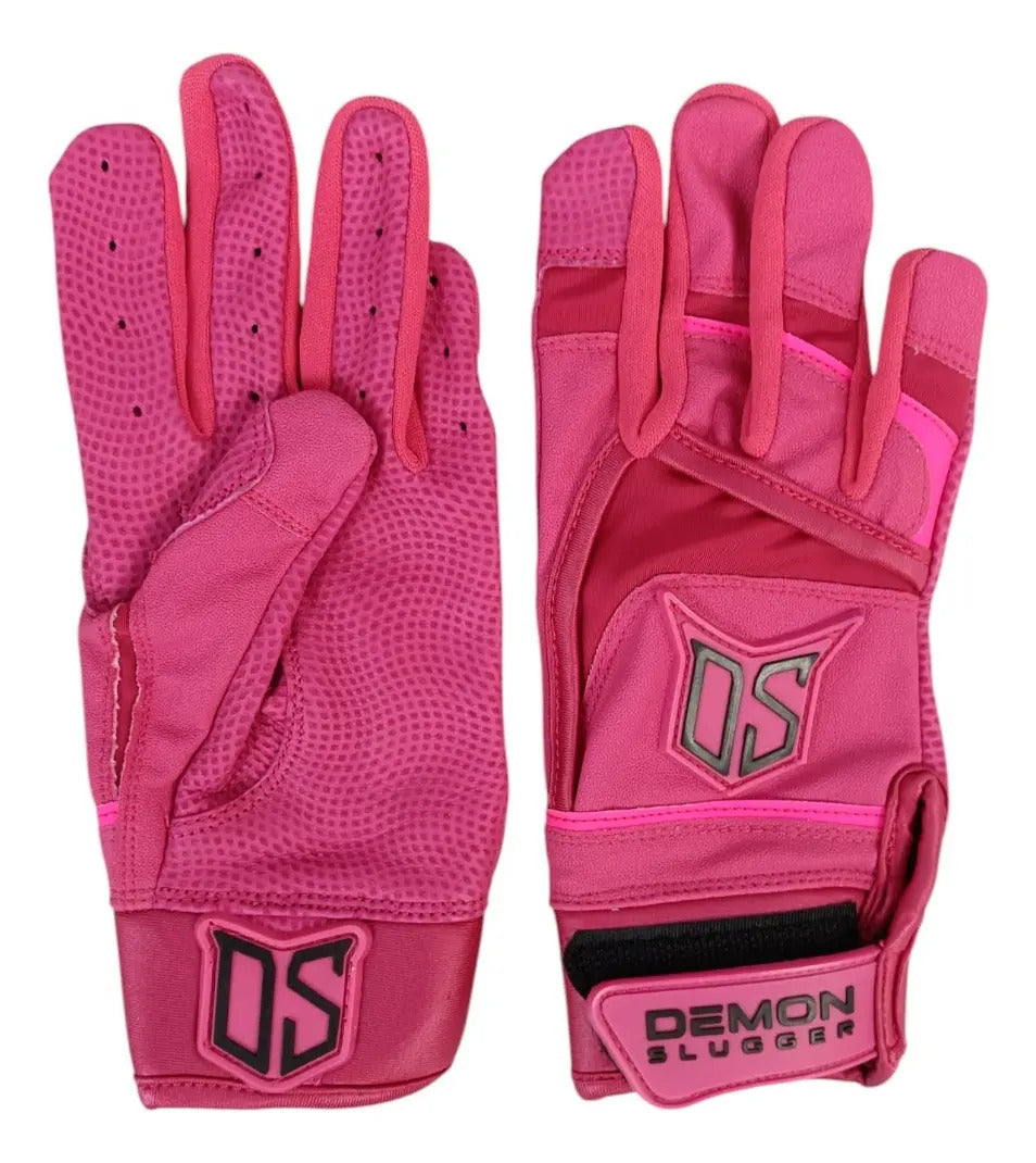 Guantes De Bateo Para Niño Demon Slugger Rosa Ym